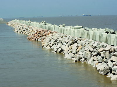 上海横沙东滩促淤圈围工程